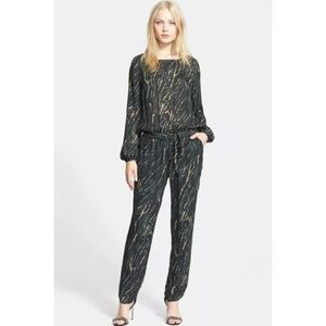 NWOT Haute Hippie silk Jumpsuit pockets